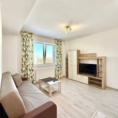 Rental of a modern 2-room apartment, Militari Residence, Chiajna, Bucharest, Romania